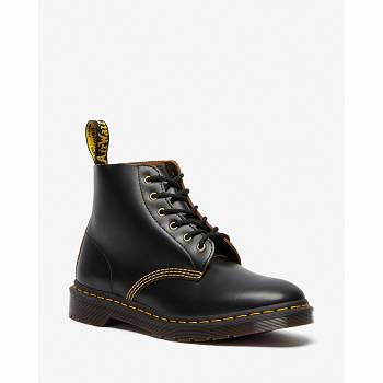 Dr Martens Férfi 101 Vintage Smooth Bőr Bokacsizma Fekete